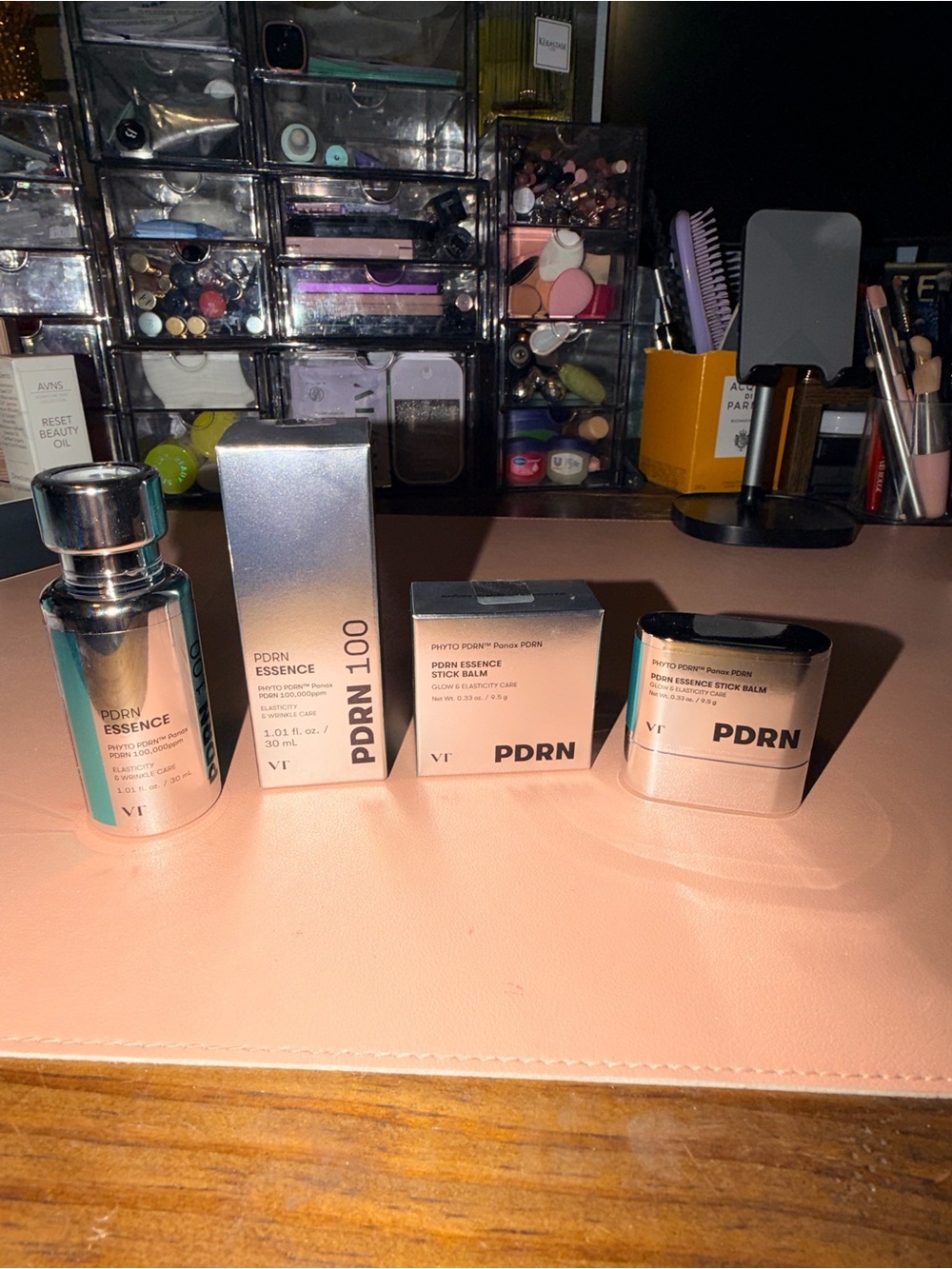 VT Cosmetics PDRN Essence (1.01 oz) & PDRN Essence Stick Balm (0.33 oz)